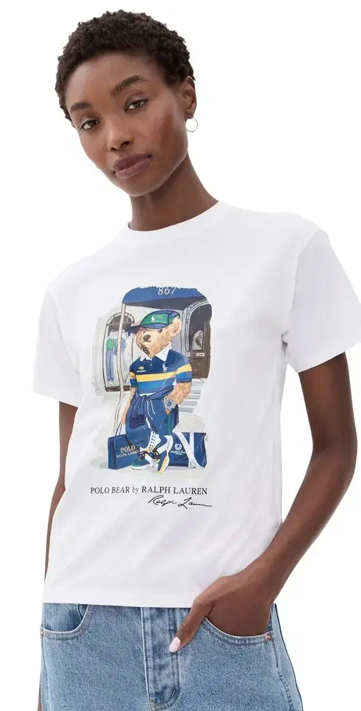 Polo Ralph Lauren Short Sleeve Crew Neck Jersey Tee White