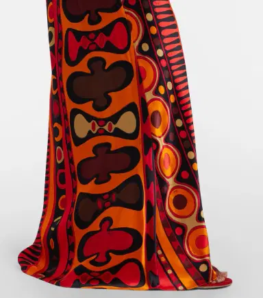 PUCCI Soleil open-back satin maxi dress | Thumbnail 3 PUCCI Soleil open-back satin maxi dress | Thumbnail 3
