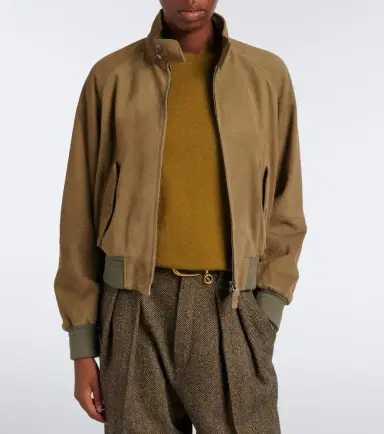 Ralph Lauren Collection Suede bomber jacket | Thumbnail 4