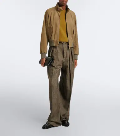 Ralph Lauren Collection Suede bomber jacket | Thumbnail 6