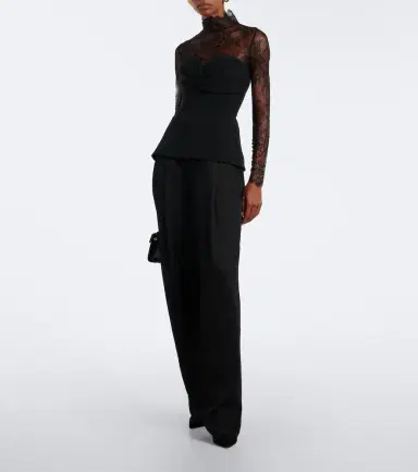 Elie Saab Lace-trimmed bustier top | Thumbnail 5 Elie Saab Lace-trimmed bustier top | Thumbnail 5