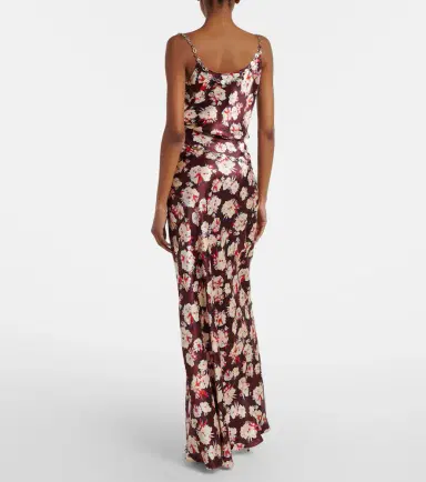 Rabanne Chain-detail floral silk maxi skirt | Thumbnail 5 Rabanne Chain-detail floral silk maxi skirt | Thumbnail 5