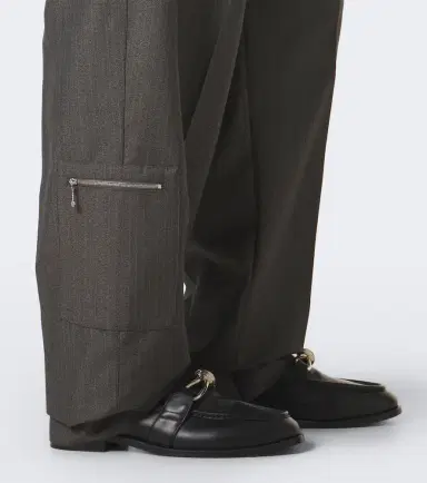 Bottega Veneta Pinstripe wool and mohair wide-leg pants | Thumbnail 6 Bottega Veneta Pinstripe wool and mohair wide-leg pants | Thumbnail 6