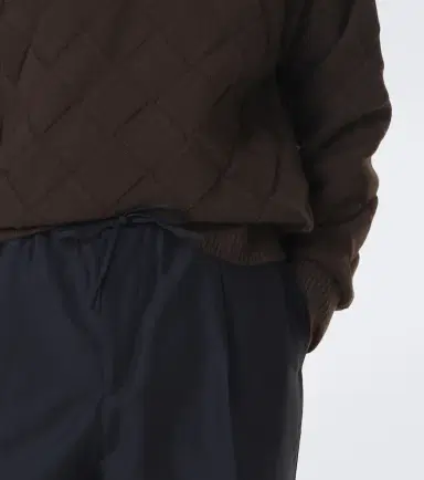 Bottega Veneta Cotton and silk straight pants | Thumbnail 2