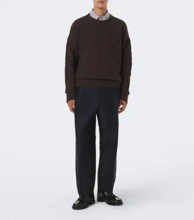 Bottega Veneta Cotton and silk straight pants | Thumbnail 5