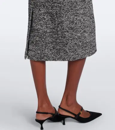 Dolce & Gabbana Wool and silk-blend tweed midi dress | Thumbnail 3 Dolce & Gabbana Wool and silk-blend tweed midi dress | Thumbnail 3