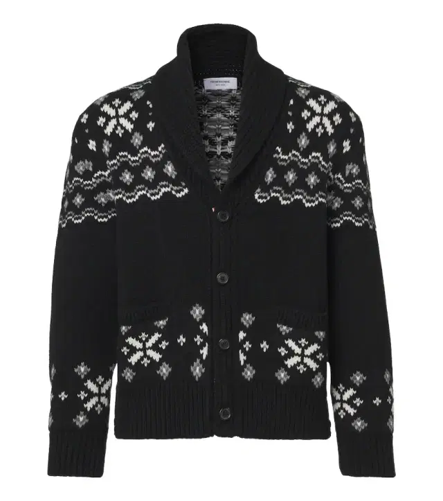 Fair Isle intarsia cashmere cardigan
