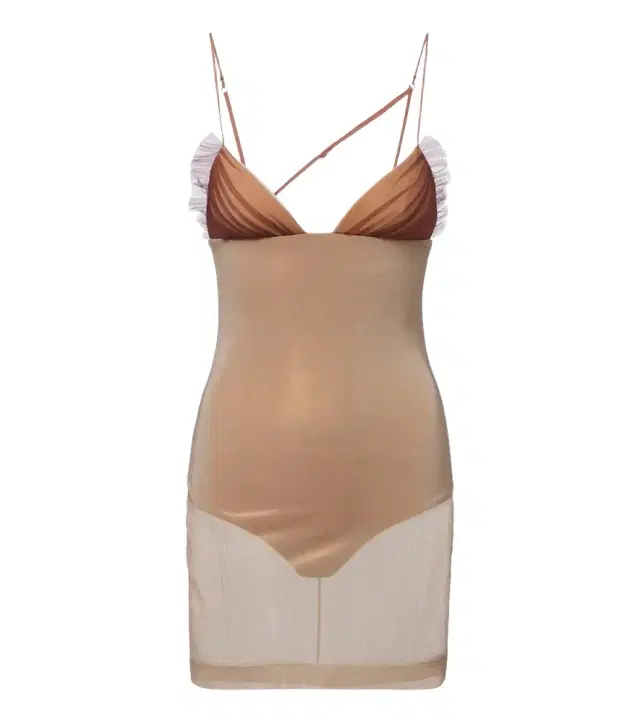 Nensi Dojaka Sheer tulle minidress