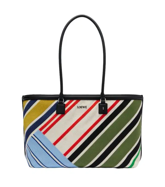 Loewe Verano Large embroidered canvas tote bag