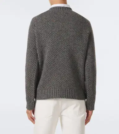 Gabriela Hearst Sermo herringbone cashmere sweater | Thumbnail 3