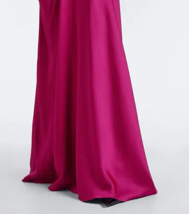 Stella McCartney Draped satin maxi dress | Thumbnail 5 Stella McCartney Draped satin maxi dress | Thumbnail 5