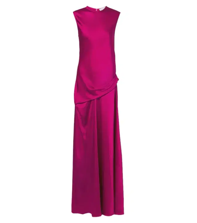 Stella McCartney Draped satin maxi dress