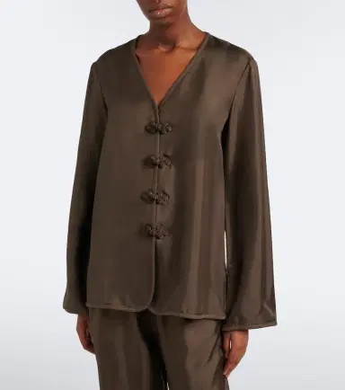 RÓHE Róhe Oversized silk blouse | Thumbnail 3