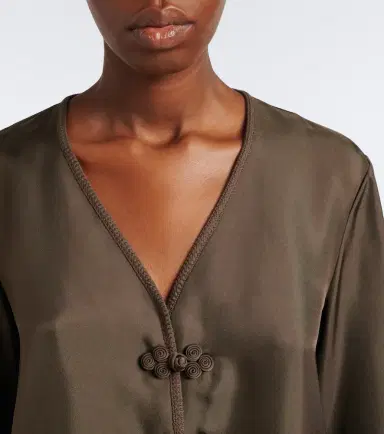 RÓHE Róhe Oversized silk blouse | Thumbnail 6