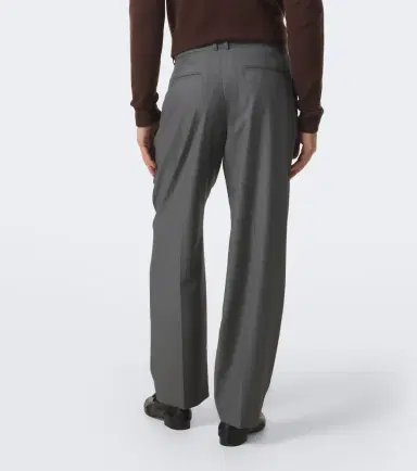 The Row Tavel virgin wool mouliné suit pants | Thumbnail 4 The Row Tavel virgin wool mouliné suit pants | Thumbnail 4