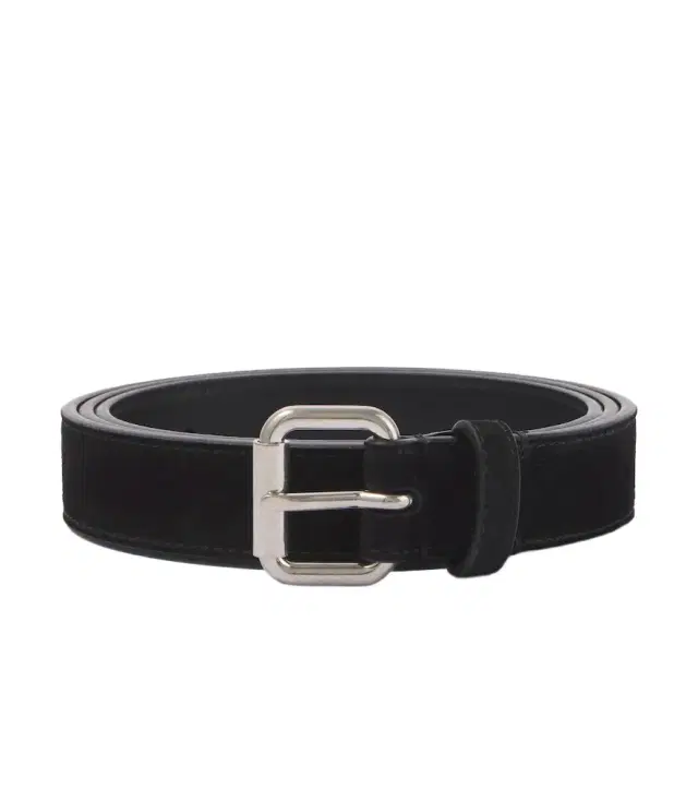 The Row Geo suede belt