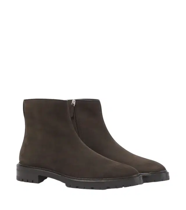 The Row Moto suede ankle boots