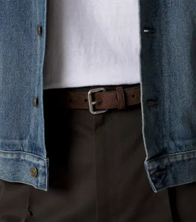 The Row Geo suede belt | Thumbnail 3