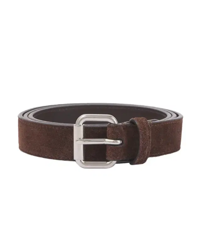 The Row Geo suede belt