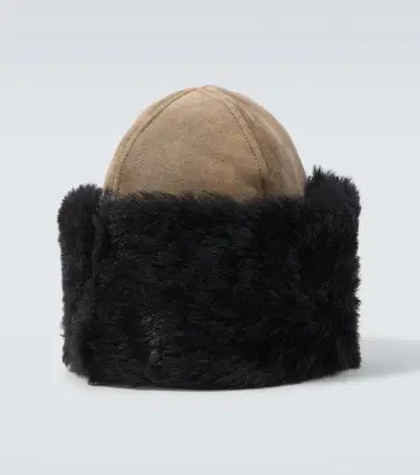 Our Legacy Blizzard leather and shearling hat | Thumbnail 2