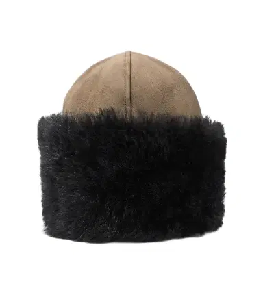Our Legacy Blizzard leather and shearling hat | Thumbnail 1