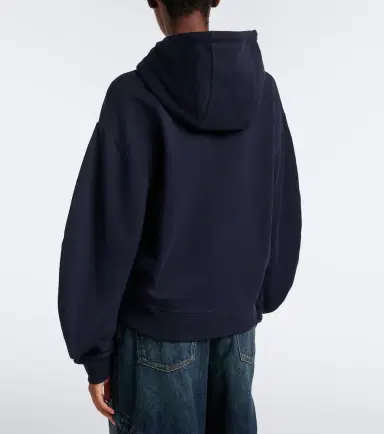 Loewe Flamenco cotton fleece zip-up hoodie | Thumbnail 3