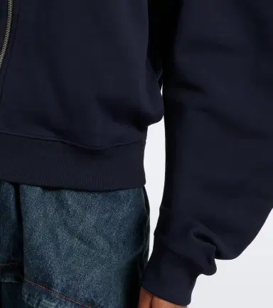 Loewe Flamenco cotton fleece zip-up hoodie | Thumbnail 7