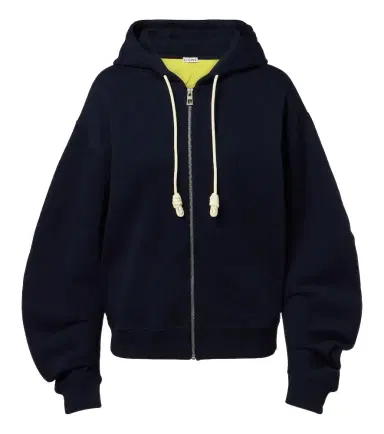 Loewe Flamenco cotton fleece zip-up hoodie | Thumbnail 1