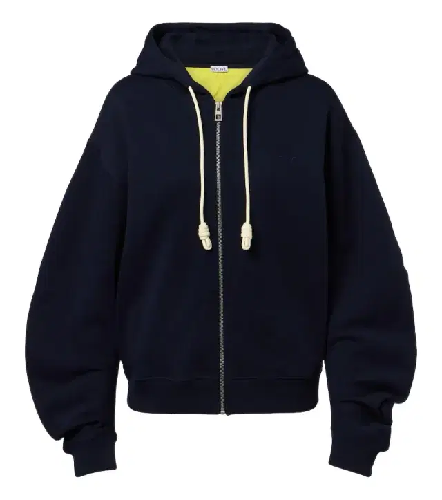 Loewe Flamenco cotton fleece zip-up hoodie