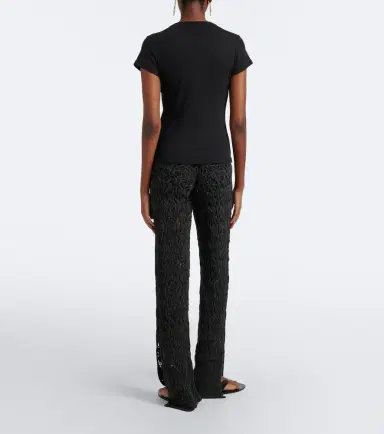 Alanui Time To Shine open-knit wide-leg pants | Thumbnail 4