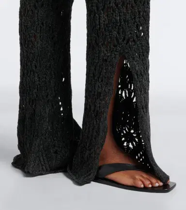 Alanui Time To Shine open-knit wide-leg pants | Thumbnail 5