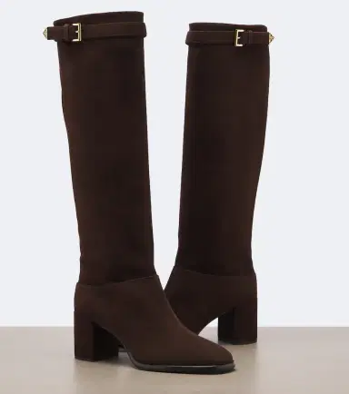 Prada Suede knee-high boots | Thumbnail 2 Prada Suede knee-high boots | Thumbnail 2