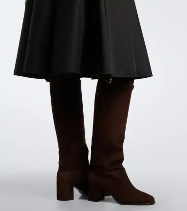 Prada Suede knee-high boots | Thumbnail 5 Prada Suede knee-high boots | Thumbnail 5