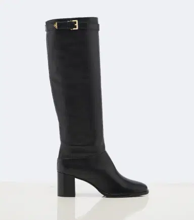 Prada Leather knee-high boots | Thumbnail 4