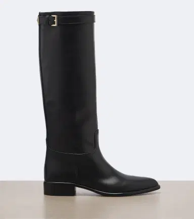 Prada Leather knee-high boots | Thumbnail 4