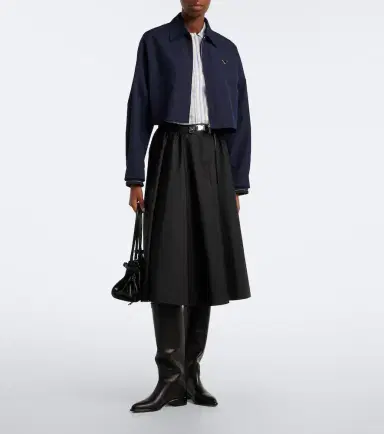Prada Leather knee-high boots | Thumbnail 6