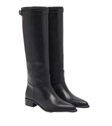 Prada Leather knee-high boots | Thumbnail 1