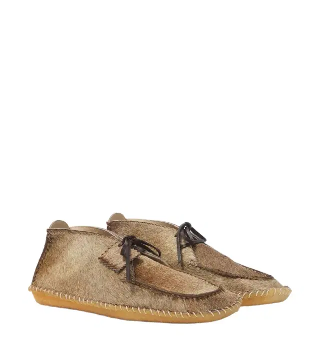 Lemaire Calf hair desert boots