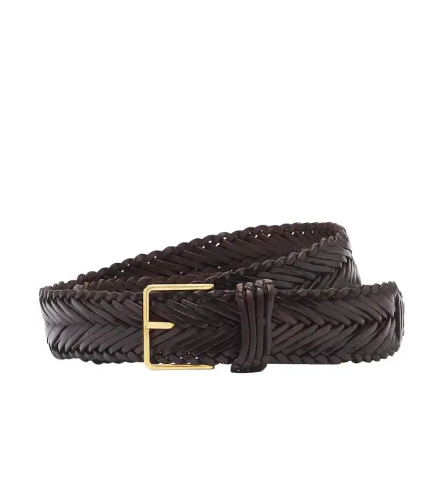 The Row Fisherman woven leather belt