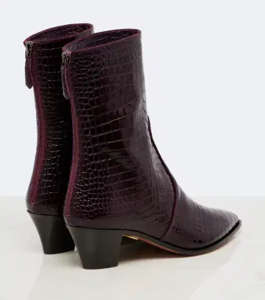 Aquazzura Brunswick croc-effect leather ankle boots | Thumbnail 4 Aquazzura Brunswick croc-effect leather ankle boots | Thumbnail 4