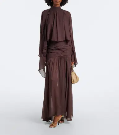 DE LA VALI Mia chiffon top | Thumbnail 4