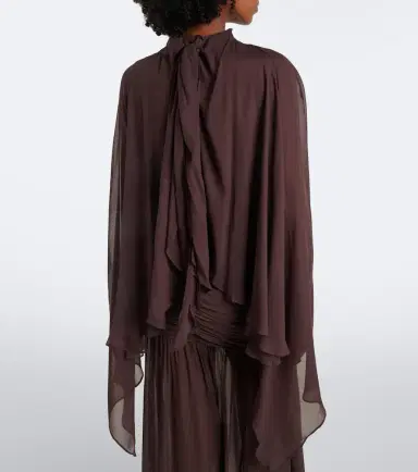 DE LA VALI Mia chiffon top | Thumbnail 5
