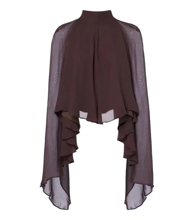 DE LA VALI Mia chiffon top