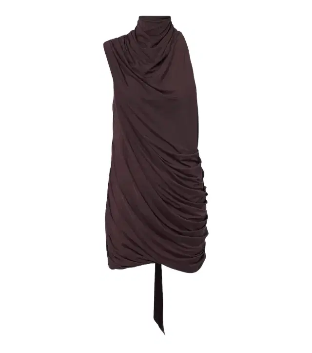 DE LA VALI Bashana draped scarf-detail mini dress