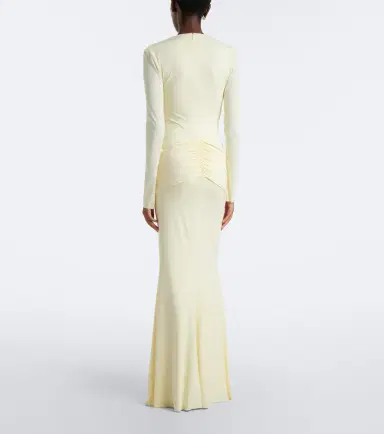 DE LA VALI Cielora ruched maxi dress | Thumbnail 2