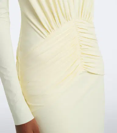 DE LA VALI Cielora ruched maxi dress | Thumbnail 3