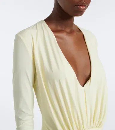 DE LA VALI Cielora ruched maxi dress | Thumbnail 5