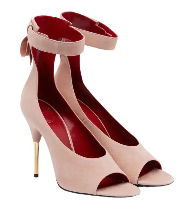 Valentino Garavani Fatale bow-detail suede sandals