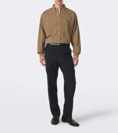 Prada Wool and mohair straight pants | Thumbnail 3