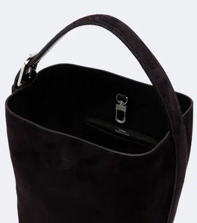 TOTEME Belted Small suede tote bag | Thumbnail 2
